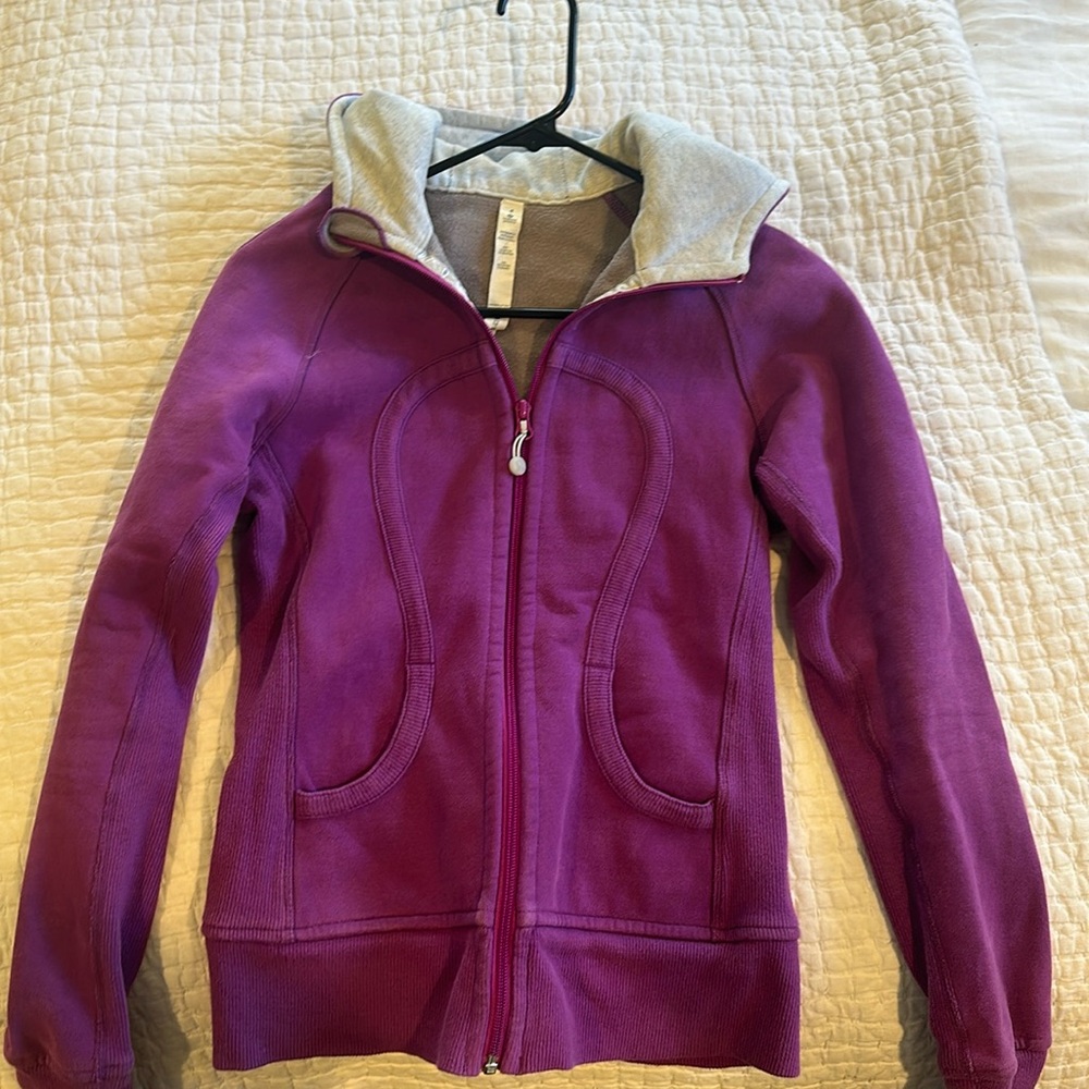 Lululemon purple zip jacket